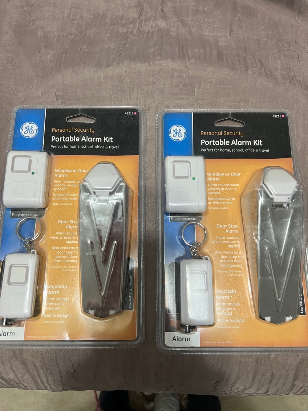 GE Personal Security Portable Alarm Kit - White